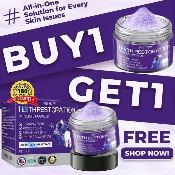 BBOJI Teeth Restoration Mineral Powder🦷 (Now Available in India)